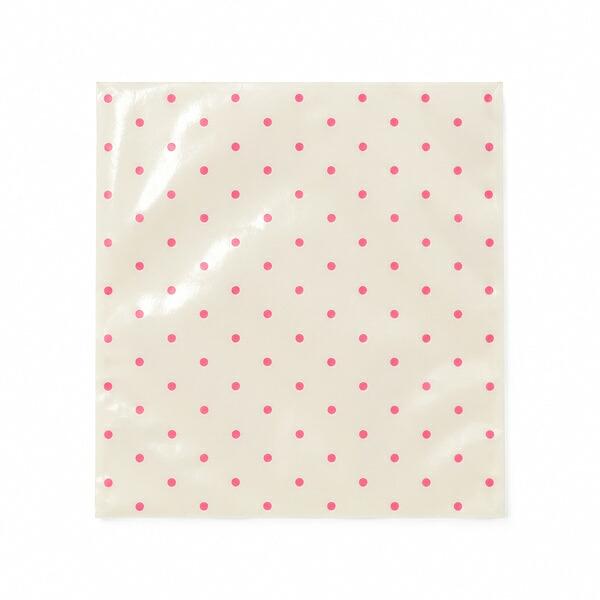 【LINE登録で10%OFFクーポン】ラッピング袋 M ドット (クリーム/ピンク)  脱酸素剤対応 XFP036-100