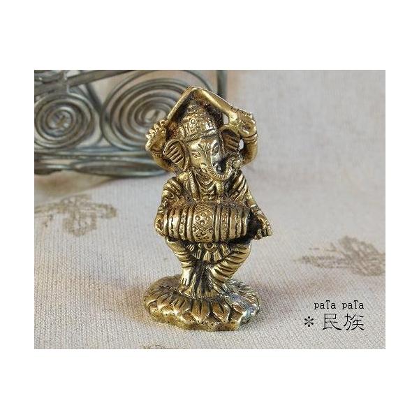 ネパール産 仏陀の護符と豆ガネーシャと豆仏の3個セット インドの仏像 | ガネーシャ神と開運グッズ