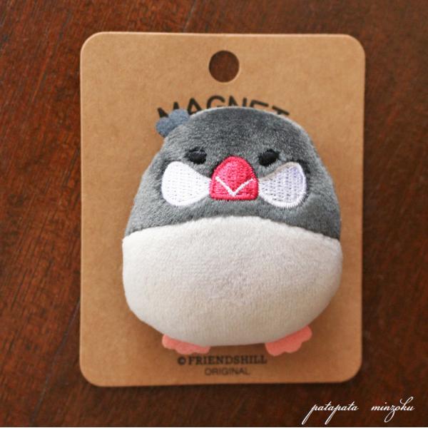 モチモチ さくら マグネット 文鳥 サクラ 小鳥 フレンズヒル FRIENDSHILL ディスプレイ オブジェ 雑貨 小物