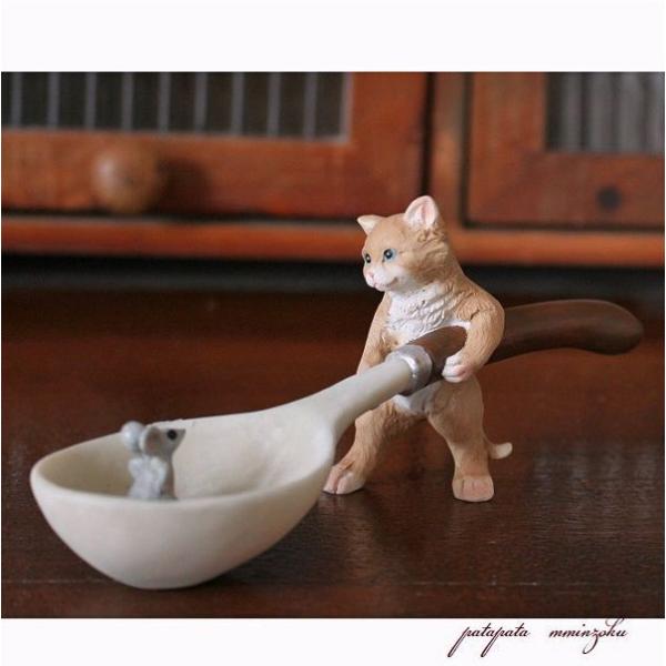 BER KATZ 猫 置物 でたらめ ねずみ ブランコ シャム NO.372 ネコ BER KATZ 猫 置物 でたらめ ねずみ ブランコ シャム NO.372 ネコ
