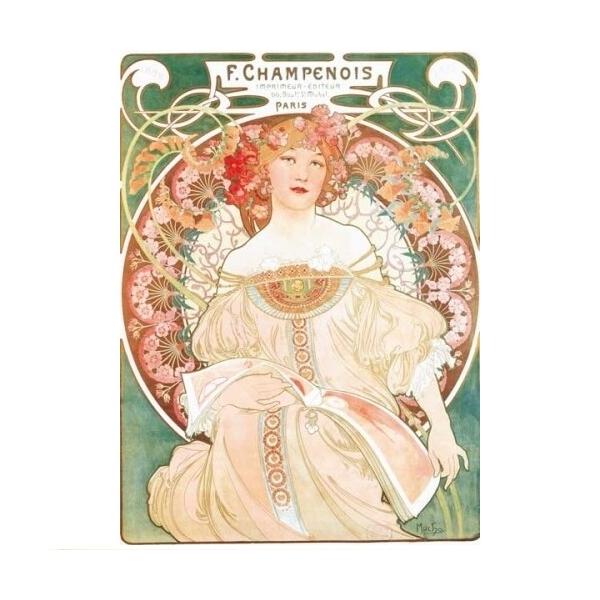 アルフォンス ミュシャ ポストカード Alphonse Mucha 夢想 F