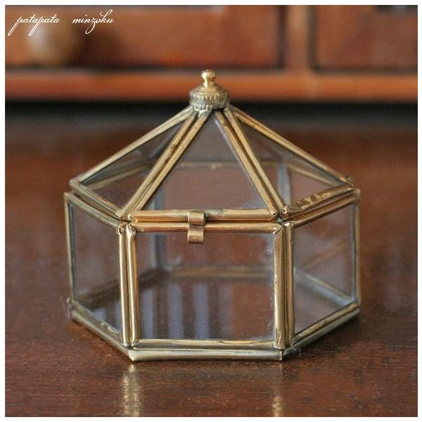 【ハチ】六角形金属製アンティーク雑貨 patapataminzoku_rib20