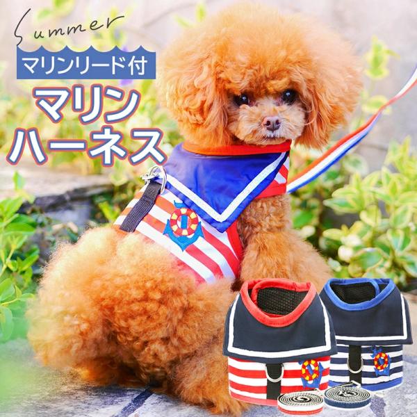 犬の服 ハーネス かわいい おしゃれ メッシュ 夏服 犬服 春夏 夏用 男の子 女の子 リード付き  かわいい 可愛い 着せやすい 犬 服 夏物 涼しい<br>