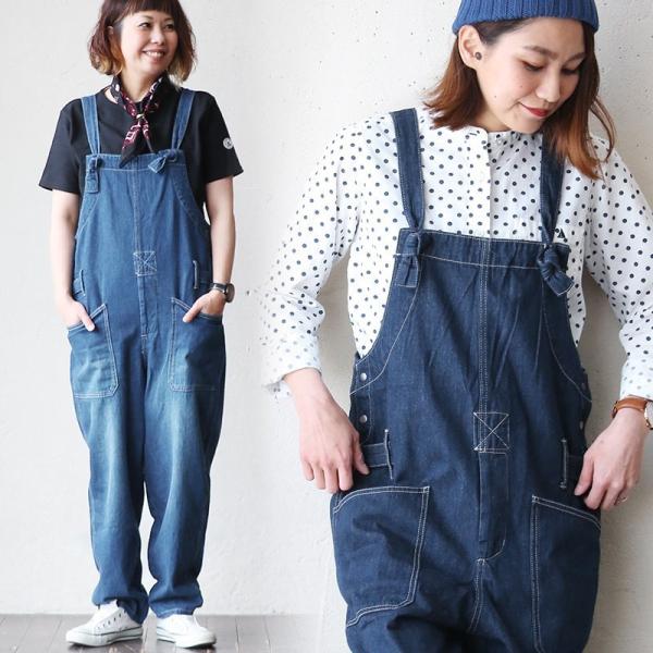 希少【Bluebone】高畑縫製 ベルボトム オーバーオール サロペットパンツ REEF（リーフ） サロペット オーバーオール サロペットパンツ ゆる