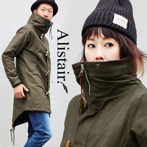 ALISTAIRアリステア　モッズコート　カーキ　メンズL  ボリュームネック ALISTAIRアリステア モッズコート カーキ メンズL ボリューム