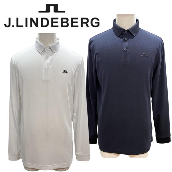 J.LINDEBERG 長袖ポロシャツ　Sサイズ　ゴルフ　メンズ J.LINDEBERG 30％OFF！ ジェイリンドバーグ 長袖ポロシャツ
