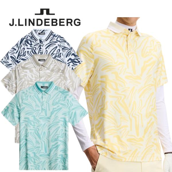 J.LINDEBERG(メンズ)ゴルフウェア 半袖ポロシャツ J.LINDEBERG（ジェイリンドバーグ） ゴルフウェア メンズ ポロシャツ