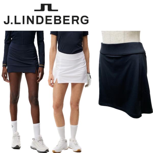 J.LINDEBERG ゴルフウェア インナーショーツ付き 総柄ハーフスカート paulsgolf_072-78442