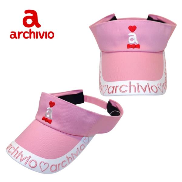 archivio アルチビオ サンバイザー バイザー ロゴ レディース