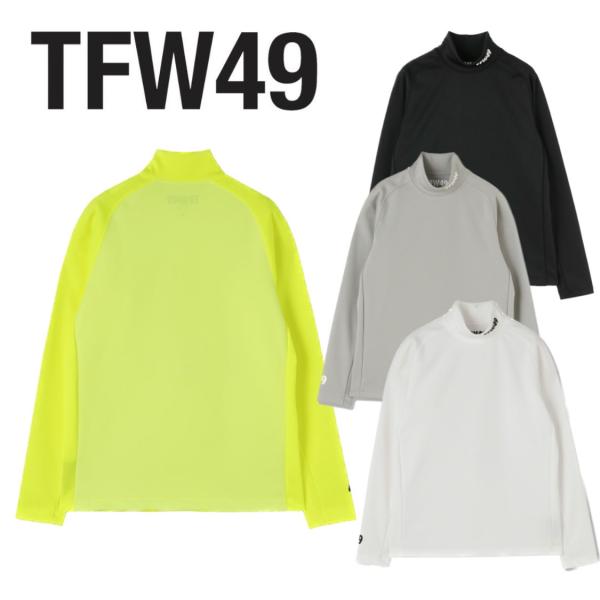 【新品未使用】 TFW49 WARM MOCKNECK TFW49 WARM MOCKNECK LONG SLEEVE T メンズ ゴルフ ゴルフウェア