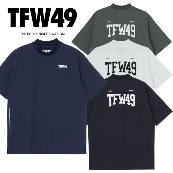 TFW49 HALF MOCKNECK TSHIRT メンズ ゴルフ ゴルフウェア モックネック