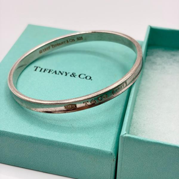 TIFFANY&Co. ティファニー 1837 ナロー バングル T & CO シルバー925