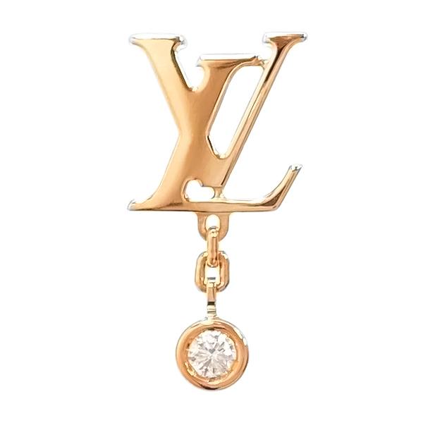 LOUIS VUITTON ゴールド ピアス(片耳用) LOUIS VUITTON ゴールド