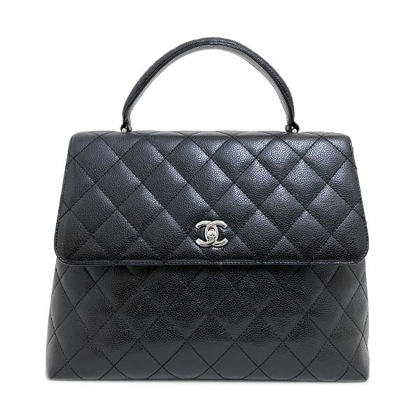 マトラッセ [中古] シャネル キャビアスキン ハンドバッグ A12397  