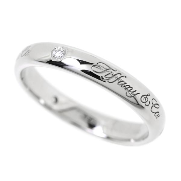 TIFFANY&Co.（ティファニー） [中古] Pt950 ノーツ 3Pダイヤモンド