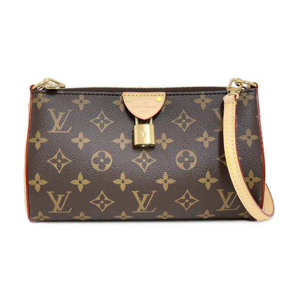 極 美品 ルイヴィトン モノグラム レザー ミニ ショルダーバッグ ポシェット LOUIS VUITTON - ヴィトンモノグラム 廃盤ミニポシェットの通販