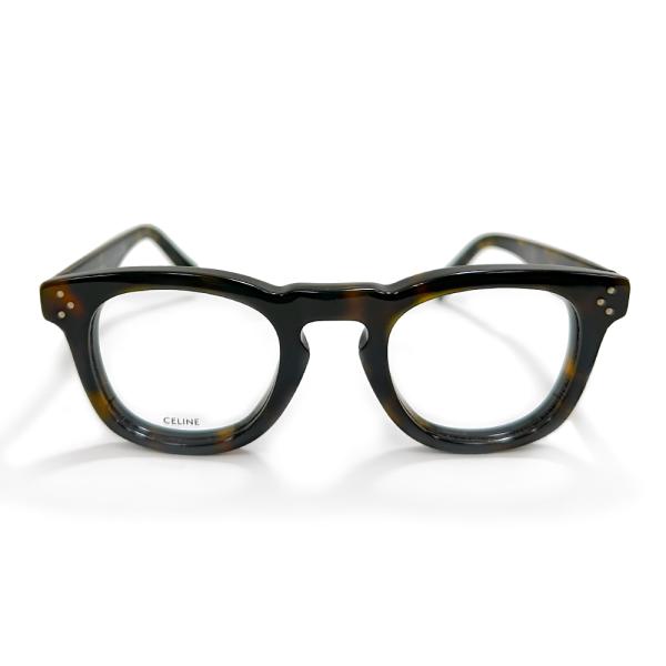 【極美品】CÉLINE ベッコウ柄　メガネ CELINE（セリーヌ） [中古] べっ甲柄 メガネ CL500491 052 クリア