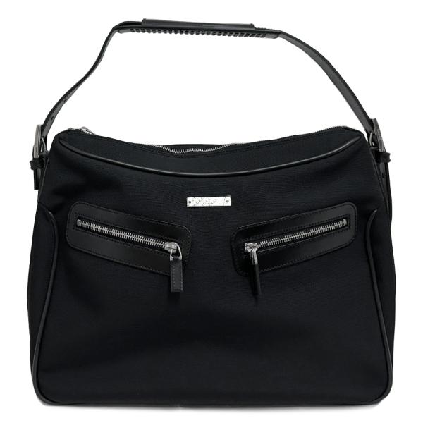GUCCI ナイロン ショルダーバッグ ブラック GUCCI（グッチ） [中古] ナイロン セミショルダーバッグ 0190453 黒