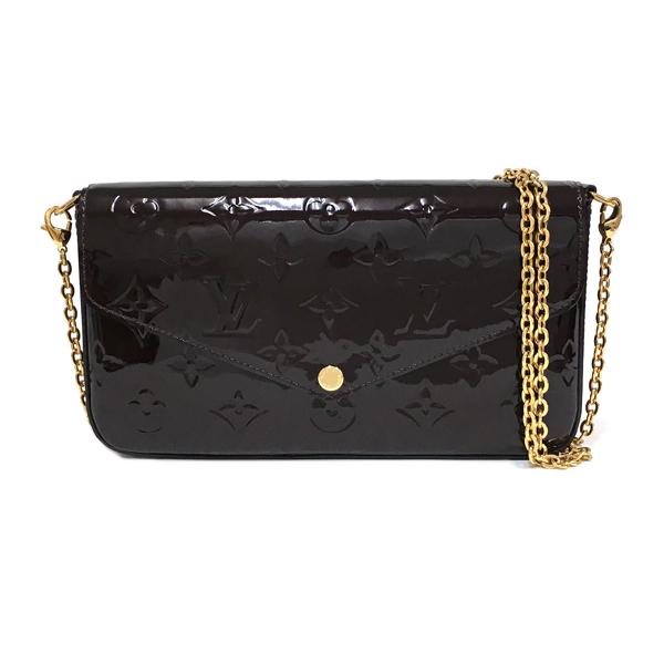 中古 ルイヴィトン ヴェルニ ポシェット フェリシー M 長財布 チェーンウォレット ショルダーバッグ アマラント Louis Vuitton B03 0077 質かわむら 通販 Yahoo ショッピング