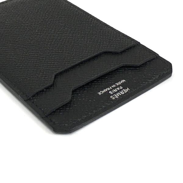 未使用】エルメス シティ3CC D刻印 カードケース 名刺入れ パスケース 売れ済銀座 エルメス CITY 3CC ブラック 名刺入れ/定期入れ