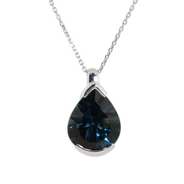 新品入荷 K18WG ブルートパーズ ペンダント 2.60CT fawe.org