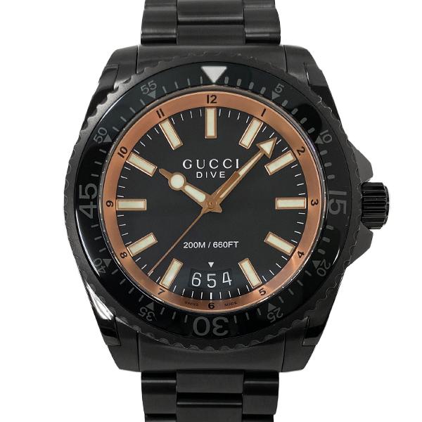 中古] グッチ ダイヴ YA136213/136.2 クォーツ ステンレススチール 