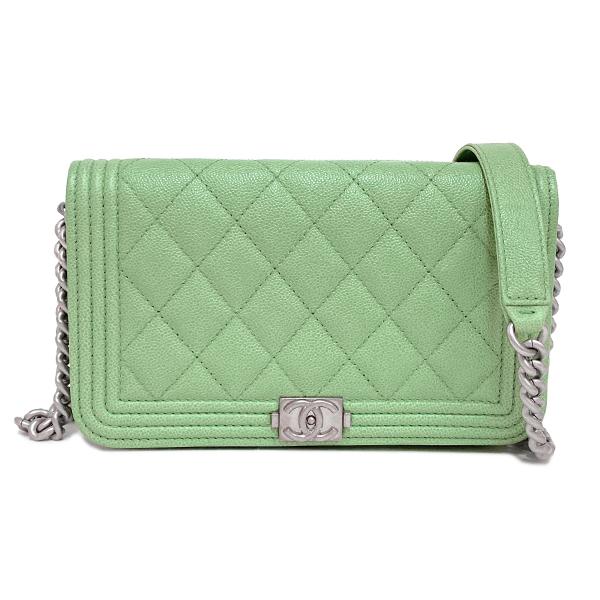 BOY CHANEL [未使用] シャネル ボーイシャネル キャビアスキン フォン 