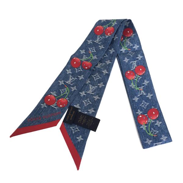 バンドー　BB モノグラム デニム　チェリー　村上隆　ルイヴィトン　M96390 LOUIS VUITTON [未使用] ルイヴィトン LV×TM バンドーBB