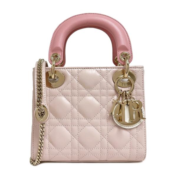 Lady Dior [中古] ディオール ラムスキン カナージュ レディディオール