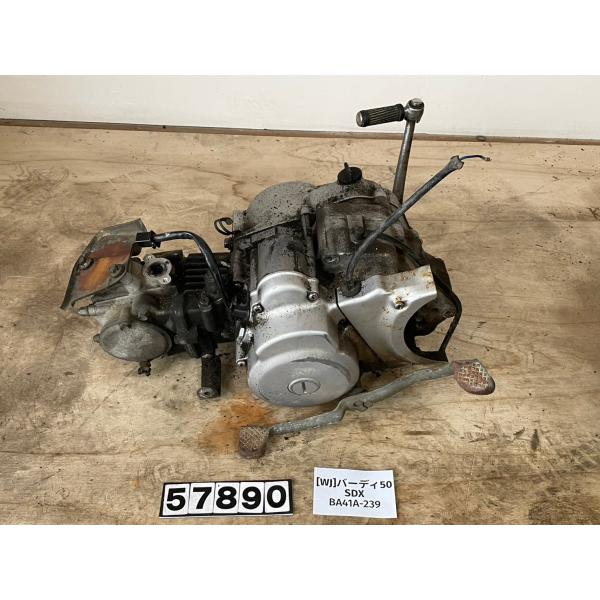 送料無料!!】[WJ 57890]スズキ SUZUKI バーディ50 BA41A-239 エンジン