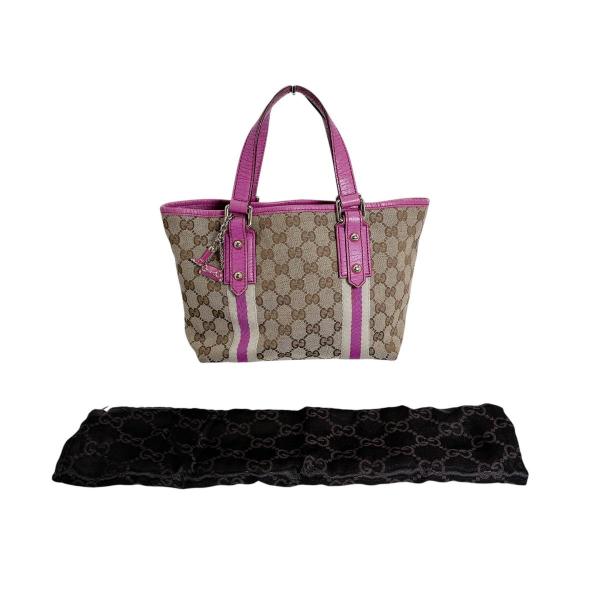 GUCCI（グッチ） ハンドバッグ 139261 チャーム付き GGキャンバス
