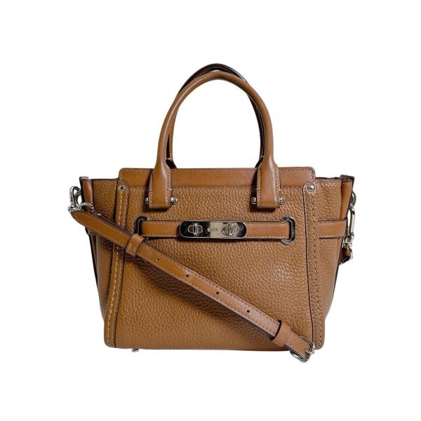 コーチ 37444 ハンドバッグ ブラウン  COACH スワッガー 21 キャリーオール COACH（コーチ） ハンドバッグ 37444 スワッガー 21 キャリーオール