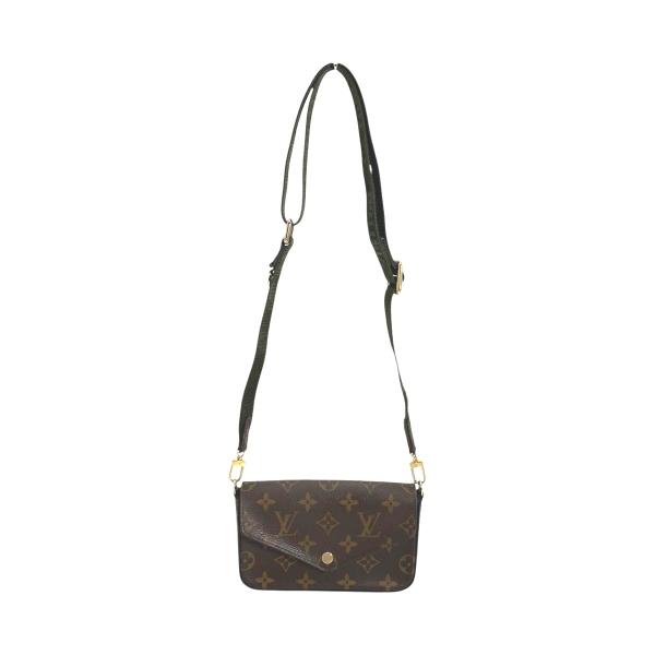 ルイヴィトン LOUIS VUITTON ミュルティ・ポシェット・フェリシー M80091 モノグラム 斜め掛け ポーチ ショルダーバッグ モノグラムキャンバス ブラウン 新品同様 ルイ・ヴィトン LOUIS VUITTON ミュルティポシェットフェリシー M80091