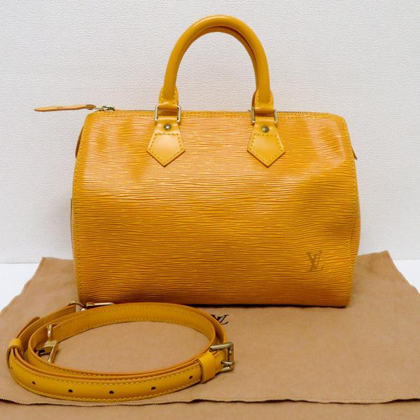 質イコー［ルイヴィトン］LOUIS VUITTON エピ レザー スピーディ25 