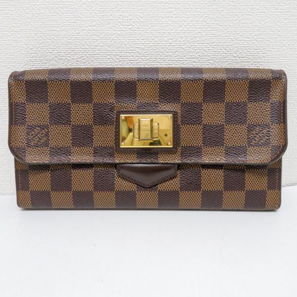 BL97 ルイヴィトン 長財布 ポルトフォイユ ローズベリー ダミエ LOUIS VUITTON（ルイ・ヴィトン） ダミエ ポルトフォイユ ローズベリー