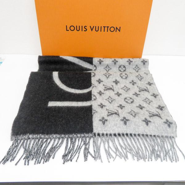 LOUIS VUITTON ルイヴィトン モノグラム マフラー LVスプリット LOUIS VUITTON ルイヴィトン モノグラム マフラー LVスプリット