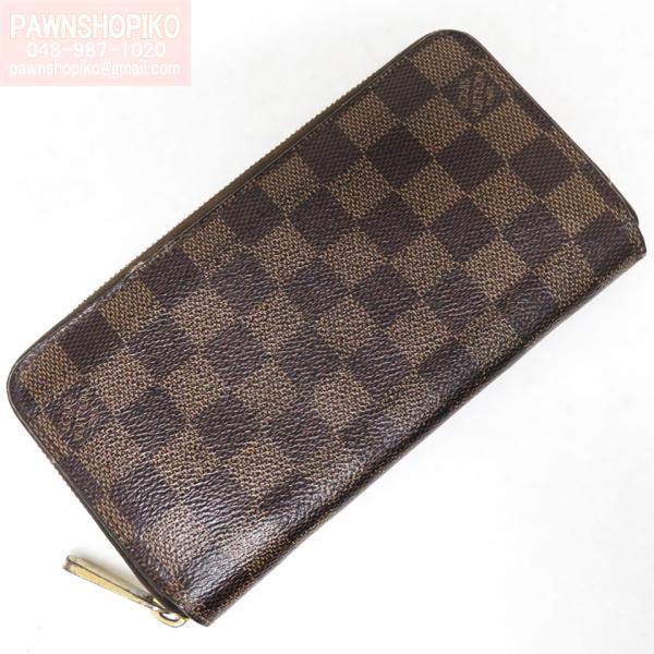ダミエ　ラウンドジップ 長財布 ルイヴィトン　ジッピーウォレット N41661