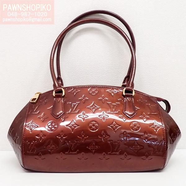 ルイヴィトン LOUIS VUITTON ヴェルニ シャーウッドPM／ショルダーバッグ M91492 ルージュフォーヴィスト 中古 [質イコー]