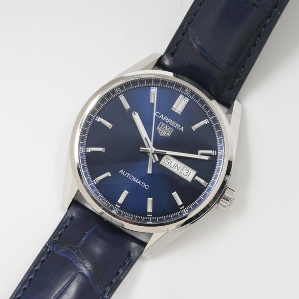 タグ・ホイヤー TAG HEUER 腕時計 カレラ キャリバー5 WBN2012.FC6502 41mm ブルー 自動巻 メンズ 未使用品 [質イコー]