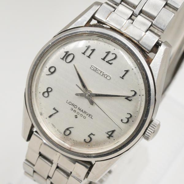 【稼働】SEIKO 5740-8000 ロードマーベル 手巻き時計 アラビア数字 SEIKO（セイコー） 腕時計 ロードマーベル 36000 5740-8000 シルバー