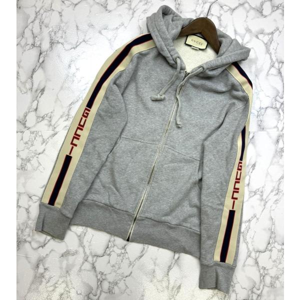 中古】 GUCCI （グッチ） 17AW テクニカルロゴ ZIPパーカー 497250