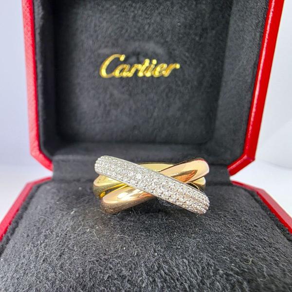 Cartier（カルティエ） トリニティ クラシック MM セミパヴェ