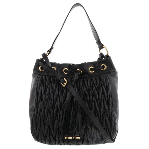 ほぼ未使用☆　MIUMIU　2WAY　マテラッセ　近年モデル　ショルダーバッグ miu miu（ミュウミュウ） ミュウ ミュウ 2WAY ハンドバッグ マテラッセ