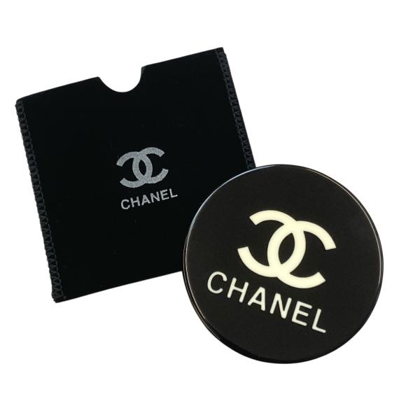 CHANEL（シャネル） 円形 ココマーク ミラー ブラック レディース 中古