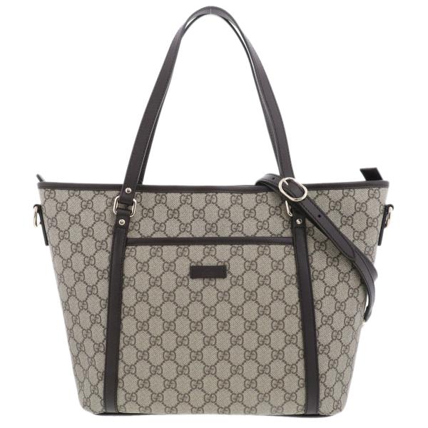 GUCCI（グッチ） 2WAY トートバッグ GGスプリーム ショルダーバッグ GG