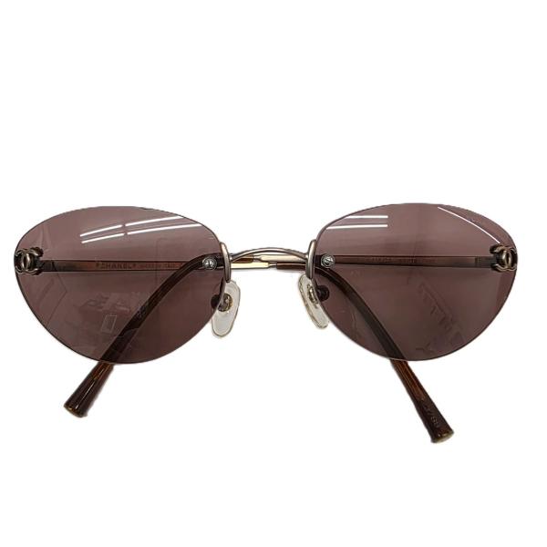 美品】リムレス CHANEL シャネル サングラス ココマーク 4003 CHANEL