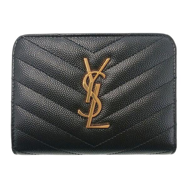 SAINT LAURENT サンローラン Vステッチ カサンドラ モノグラム