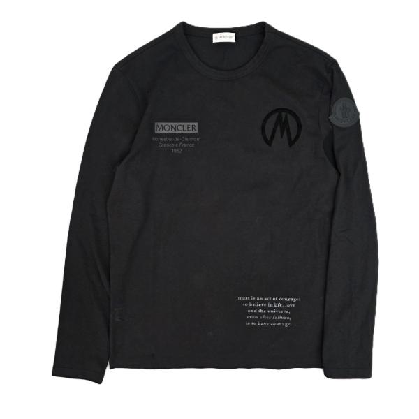 MONCLER（モンクレール） MAGLIA 長袖 ロンT ラバーワッペン付き ロゴ