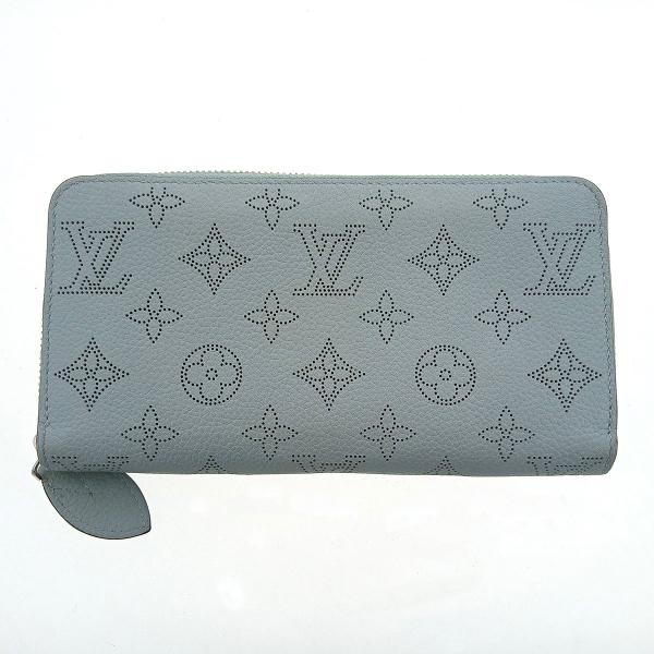ルイヴィトン　ジッピーウォレット　マヒナ　ラウンドジップ　長財布　F446 LOUIS VUITTON（ルイ・ヴィトン） ジッピー ウォレット マヒナ ブルー