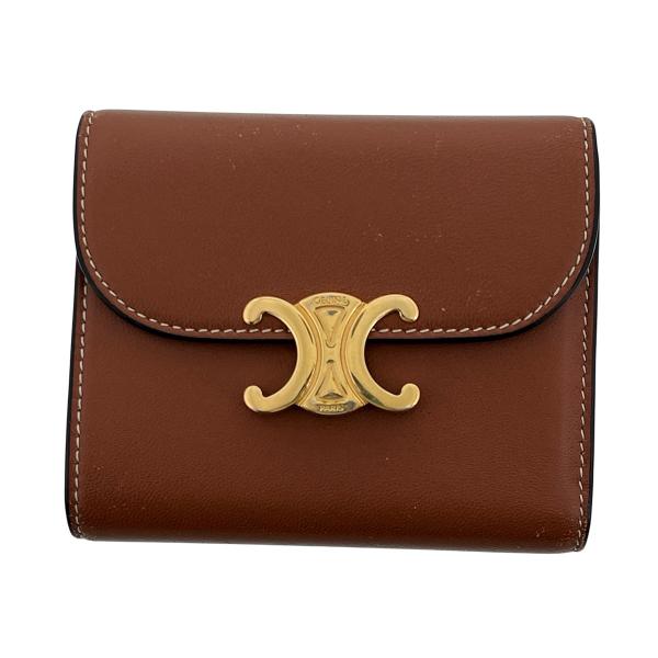 お値下げ中‼️CELINE トリオンフ 三つ折り財布 CELINE（セリーヌ） 【値下げ】CELINE トリオンフ スモール フラップ